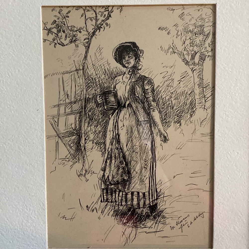 Picture w/ Gold Frame - Picture 2 of 4